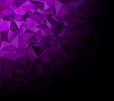 Mor Çokgen Mozaik Arkaplan, Yaratıcı Tasarım Şablonları