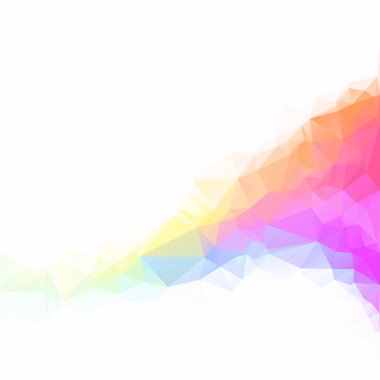 Renkli poligonal mozaik arka plan yaratıcı tasarım şablonları