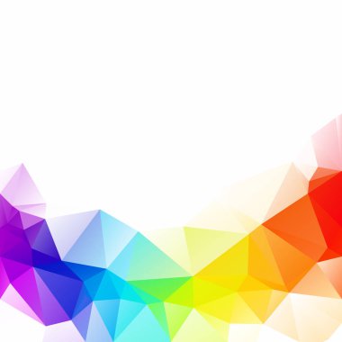 Renkli poligonal mozaik arka plan yaratıcı tasarım şablonları