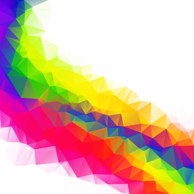 Renkli poligonal mozaik arka plan yaratıcı tasarım şablonları