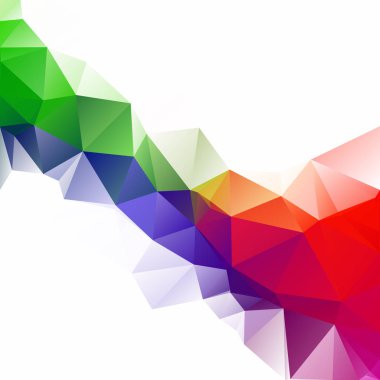 Renkli poligonal mozaik arka plan yaratıcı tasarım şablonları