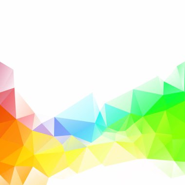 Renkli poligonal mozaik arka plan yaratıcı tasarım şablonları