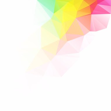 Renkli poligonal mozaik arka plan yaratıcı tasarım şablonları