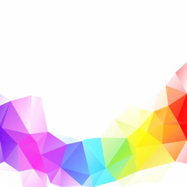 Renkli poligonal mozaik arka plan yaratıcı tasarım şablonları