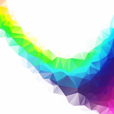 Renkli poligonal mozaik arka plan yaratıcı tasarım şablonları