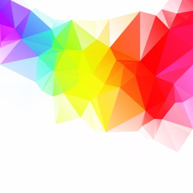 Renkli poligonal mozaik arka plan yaratıcı tasarım şablonları