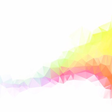 Renkli poligonal mozaik arka plan yaratıcı tasarım şablonları