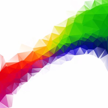 Renkli poligonal mozaik arka plan yaratıcı tasarım şablonları