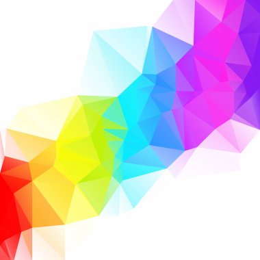 Renkli poligonal mozaik arka plan yaratıcı tasarım şablonları
