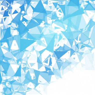 Mavi mola mozaik arka plan, yaratıcı tasarım şablonları