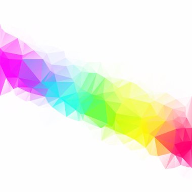 Renkli poligonal mozaik arka plan yaratıcı tasarım şablonları