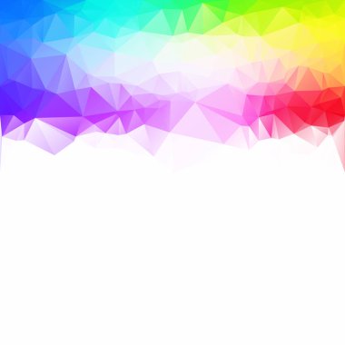 Renkli poligonal mozaik arka plan yaratıcı tasarım şablonları