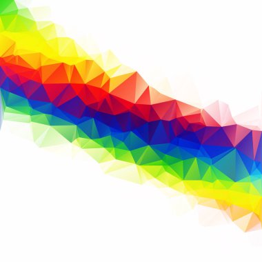 Renkli poligonal mozaik arka plan yaratıcı tasarım şablonları