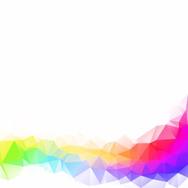 Renkli poligonal mozaik arka plan yaratıcı tasarım şablonları