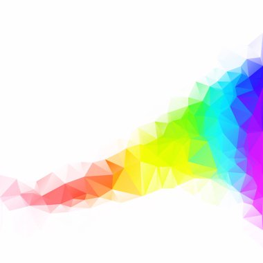 Renkli poligonal mozaik arka plan yaratıcı tasarım şablonları