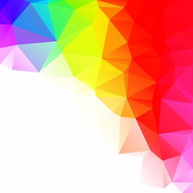 Renkli poligonal mozaik arka plan yaratıcı tasarım şablonları