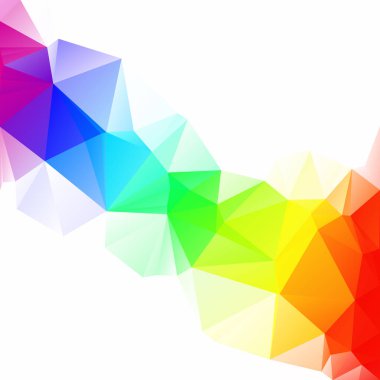 Renkli poligonal mozaik arka plan yaratıcı tasarım şablonları