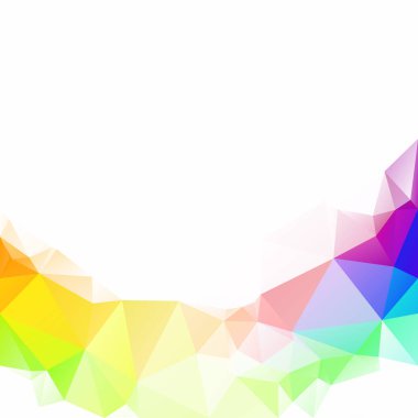 Renkli poligonal mozaik arka plan yaratıcı tasarım şablonları