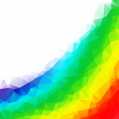 Renkli poligonal mozaik arka plan yaratıcı tasarım şablonları