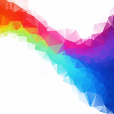 Renkli poligonal mozaik arka plan yaratıcı tasarım şablonları