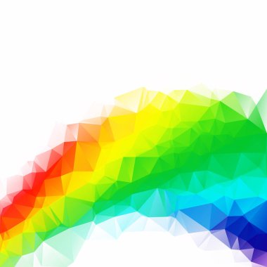 Renkli poligonal mozaik arka plan yaratıcı tasarım şablonları