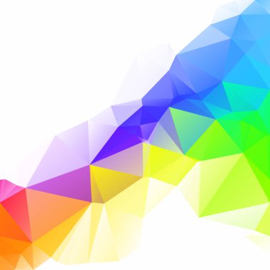 Renkli poligonal mozaik arka plan yaratıcı tasarım şablonları