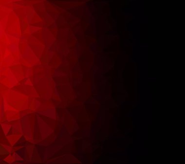 Kırmızı Çokgen Mozaik Arkaplan, Yaratıcı Tasarım Şablonları