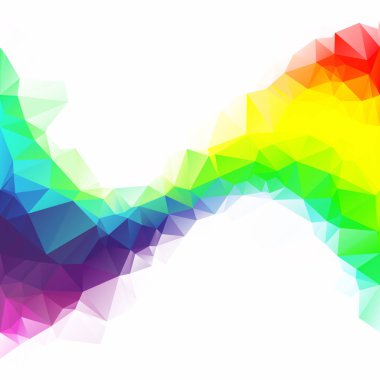 Renkli poligonal mozaik arka plan yaratıcı tasarım şablonları