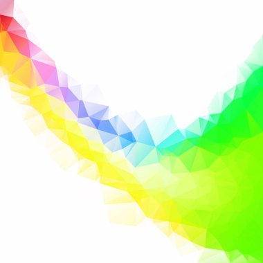 Renkli poligonal mozaik arka plan yaratıcı tasarım şablonları