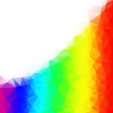 Renkli poligonal mozaik arka plan yaratıcı tasarım şablonları