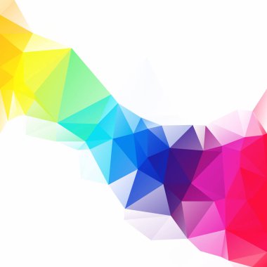 Renkli poligonal mozaik arka plan yaratıcı tasarım şablonları