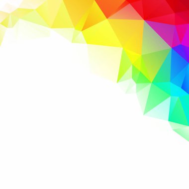 Renkli poligonal mozaik arka plan yaratıcı tasarım şablonları