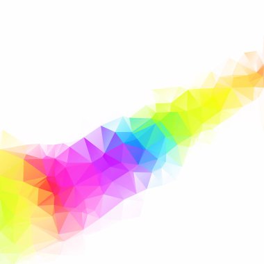 Renkli poligonal mozaik arka plan yaratıcı tasarım şablonları