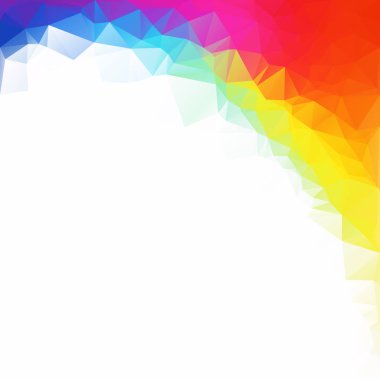 Renkli poligonal mozaik arka plan yaratıcı tasarım şablonları