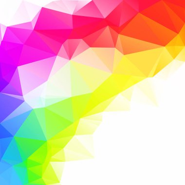 Renkli poligonal mozaik arka plan yaratıcı tasarım şablonları