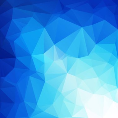mavi çokgen mozaik arkaplan, yaratıcı tasarım şablonları
