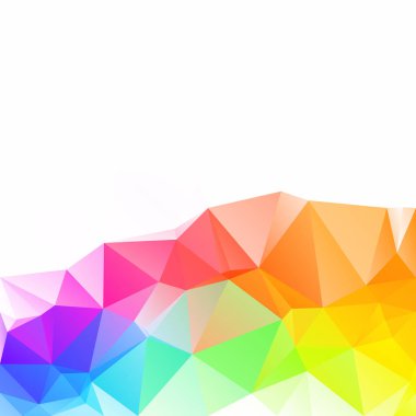 Renkli poligonal mozaik arka plan yaratıcı tasarım şablonları