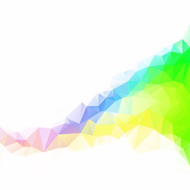 Renkli poligonal mozaik arka plan yaratıcı tasarım şablonları