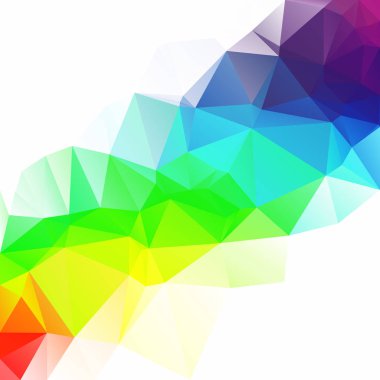 Renkli poligonal mozaik arka plan yaratıcı tasarım şablonları