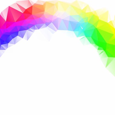 Renkli poligonal mozaik arka plan yaratıcı tasarım şablonları