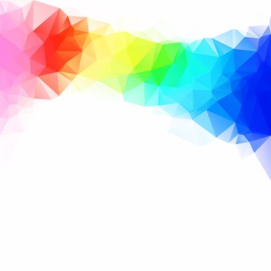 Renkli poligonal mozaik arka plan yaratıcı tasarım şablonları