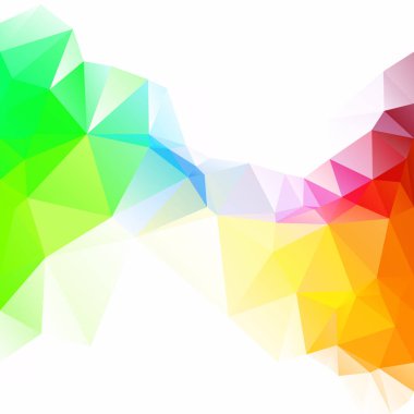 Renkli poligonal mozaik arka plan yaratıcı tasarım şablonları