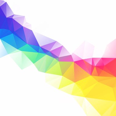 Renkli poligonal mozaik arka plan yaratıcı tasarım şablonları