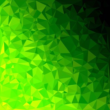 Yeşil Çokgen Mozaik Arkaplan, Yaratıcı Tasarım Şablonları