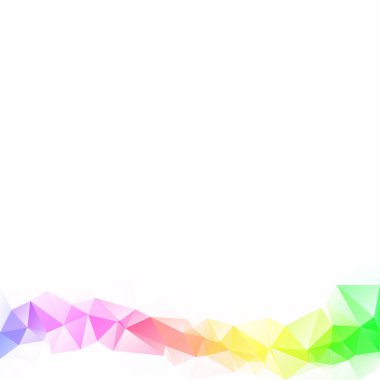 Renkli poligonal mozaik arka plan yaratıcı tasarım şablonları