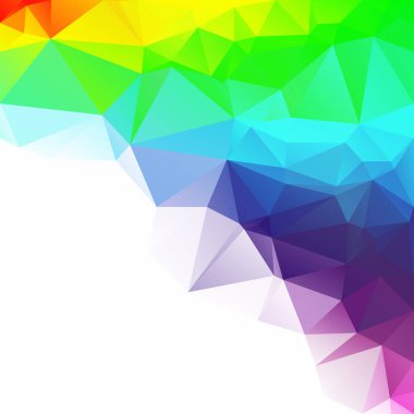 Renkli poligonal mozaik arka plan yaratıcı tasarım şablonları