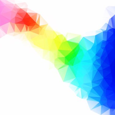 Renkli poligonal mozaik arka plan yaratıcı tasarım şablonları