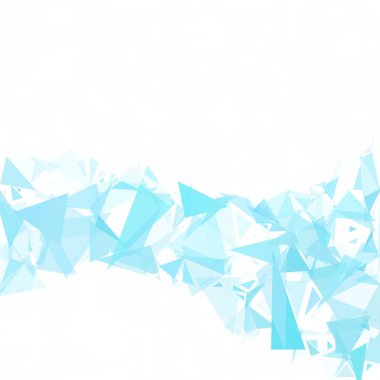 Mavi mola mozaik arka plan, yaratıcı tasarım şablonları