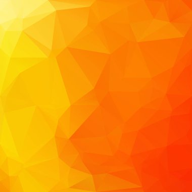 Turuncu poligonal mozaik arka plan yaratıcı tasarım şablonları