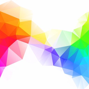 Renkli poligonal mozaik arka plan yaratıcı tasarım şablonları